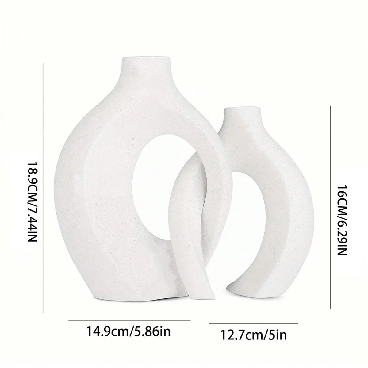 Nordic Hollow Vase Set